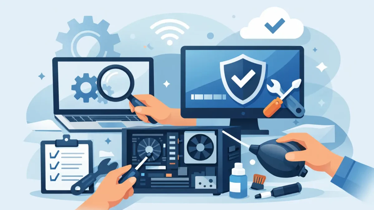 Guía mantenimiento preventivo computadoras