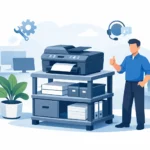 Soporte para impresoras que resuelve de verdad