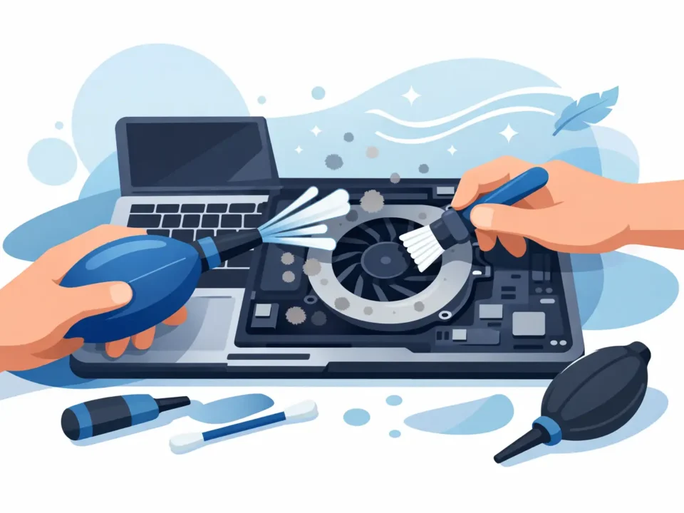 Cómo limpiar ventilador laptop sin dañarla