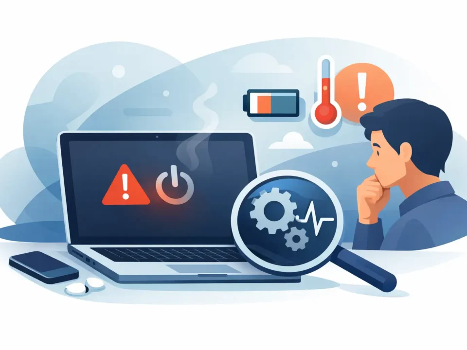 Por qué mi laptop se apaga y cómo detectarlo