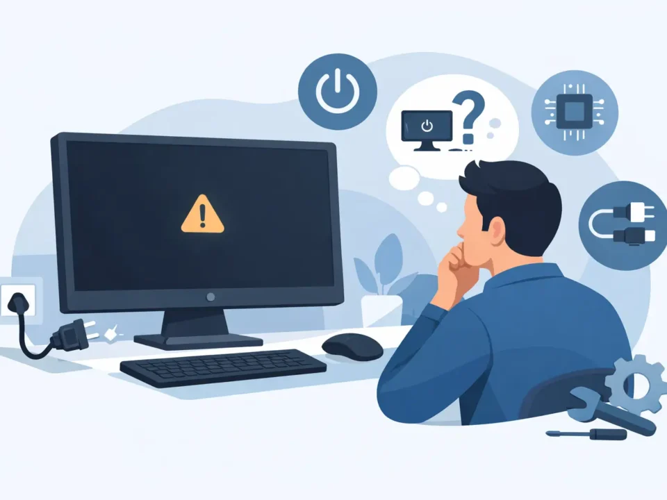 Por qué no enciende el monitor y cómo resolverlo