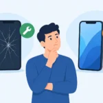 ¿Reparar o reemplazar pantalla? Decida bien