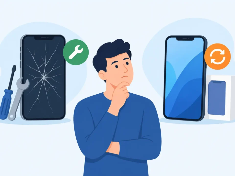 ¿Reparar o reemplazar pantalla? Decida bien