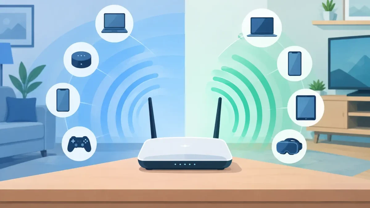 WiFi 5GHz vs 2.4GHz: cuál conviene en casa