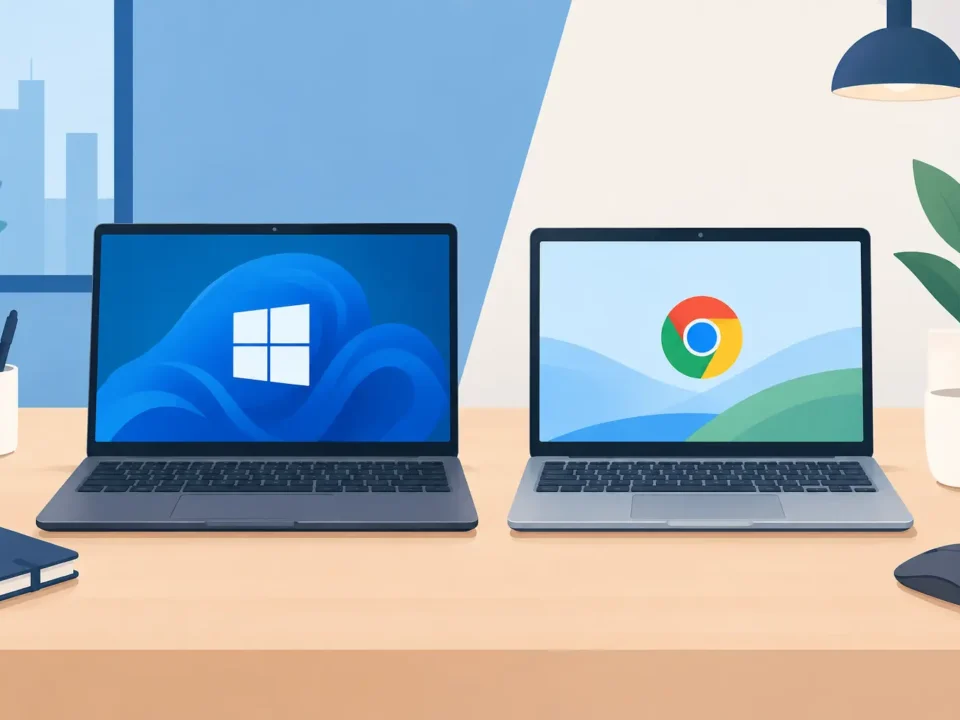 Windows o Chromebook para trabajo: cuál conviene